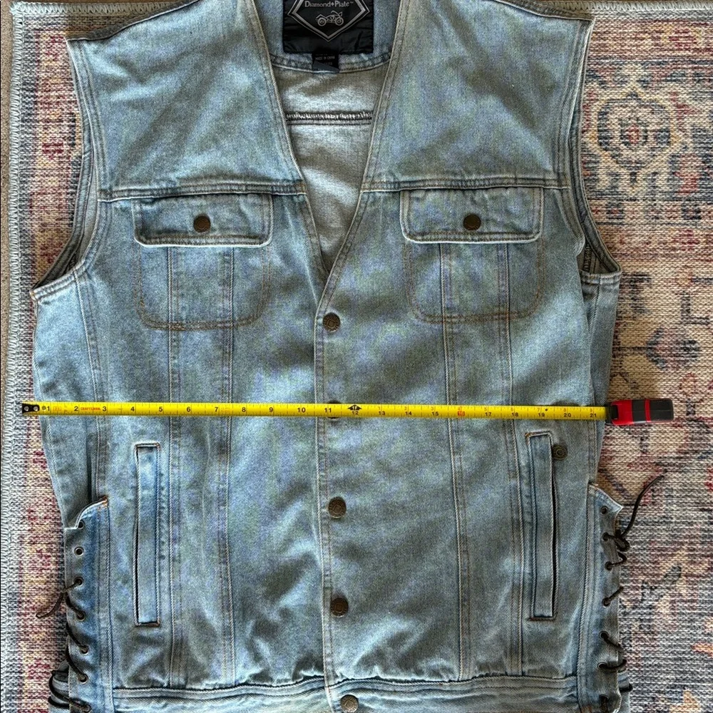 Diamond Supply Co. Light Blue Denim Vest - Picture 2 of 9